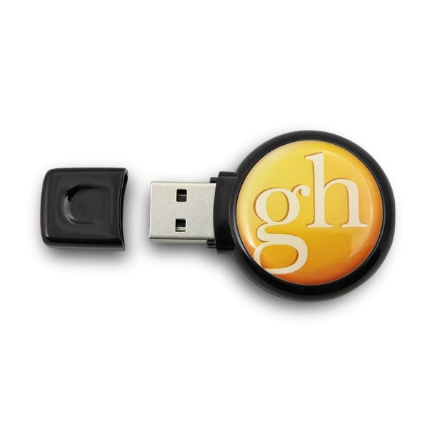 Moosehart Round Dome Logo Showcase USB