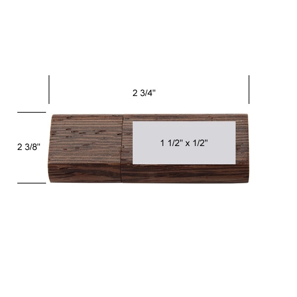 Bonnie Walnut Curved-Edge USB