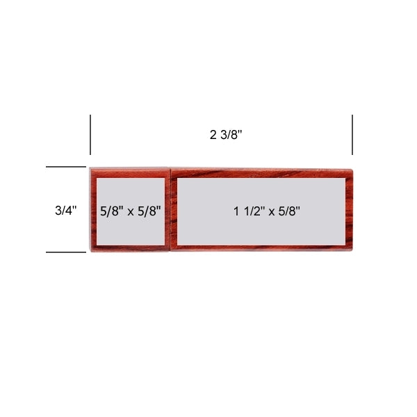 Elburn Mahogany USB Flash Drive