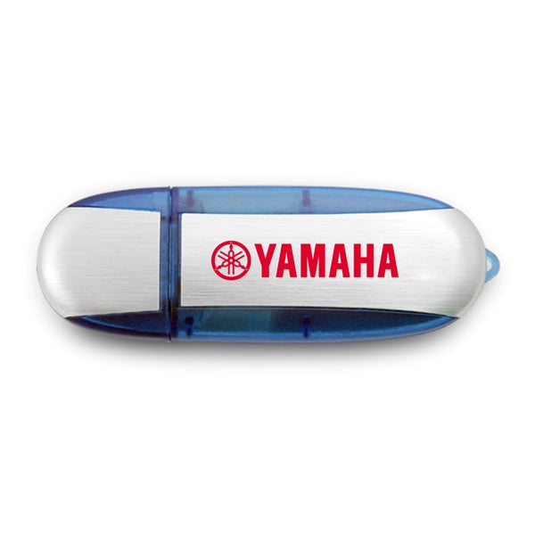 Lemont Brushed Aluminum Oval USB - Simports