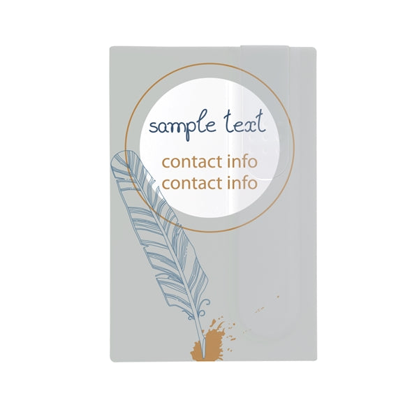 Naperville White/Off White Credit Card USB Flash Drive