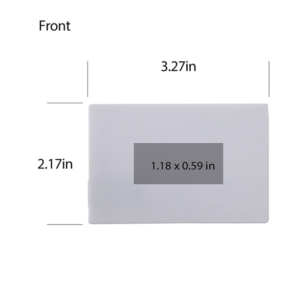 Naperville White/Off White Credit Card USB Flash Drive