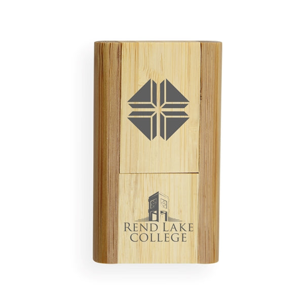 Preston Bamboo Flip Up USB