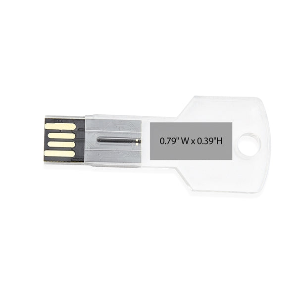 Bristol Acrylic Key Shaped USB