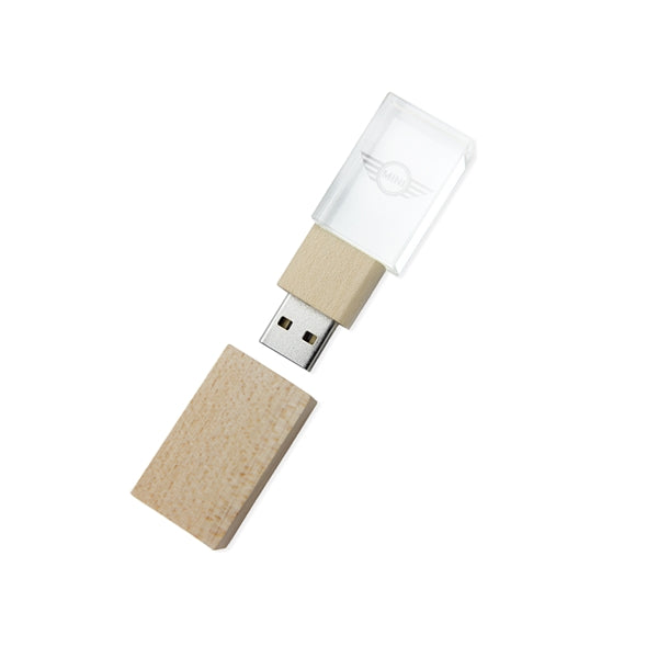 Northville Light Up Wooden Crystal USB