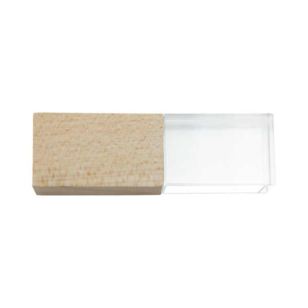 Northville Light Up Wooden Crystal USB