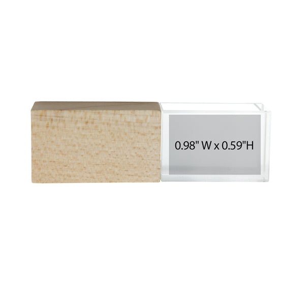Northville Light Up Wooden Crystal USB