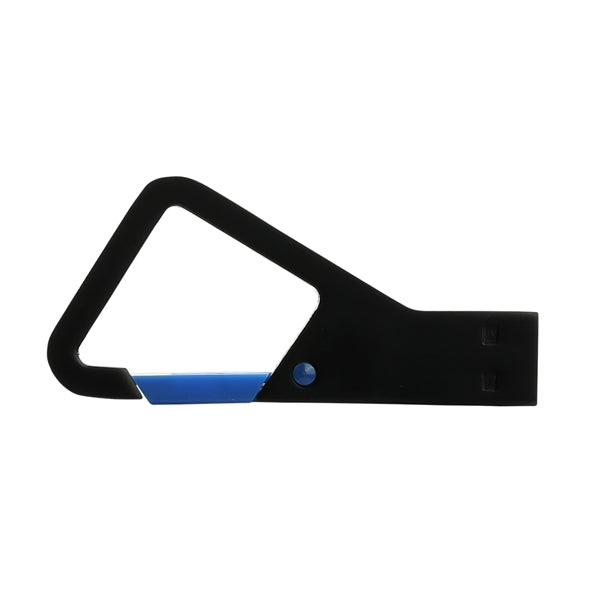Seneca Metal Carabiner USB Drive with Color Clip
