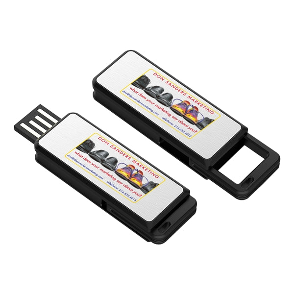 Toluca Spring Metal Face USB Flash Drive