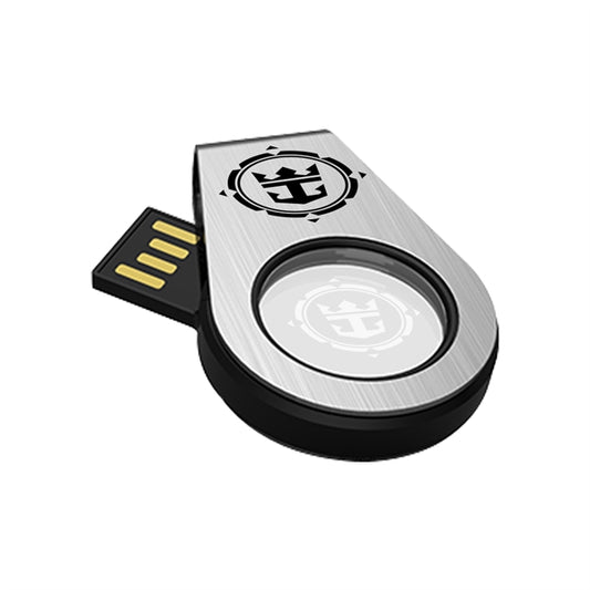 Kangley Light Up 360 degrees Rotating Acrylic USB