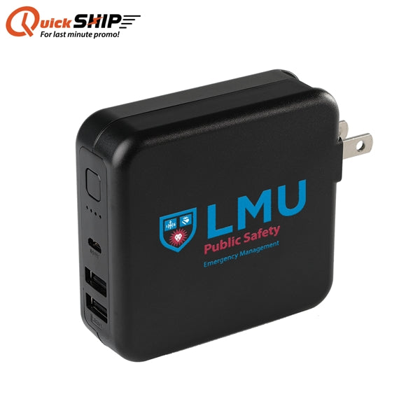 RAVPower 6700mAh Power Bank with Dual USB Wall Charger