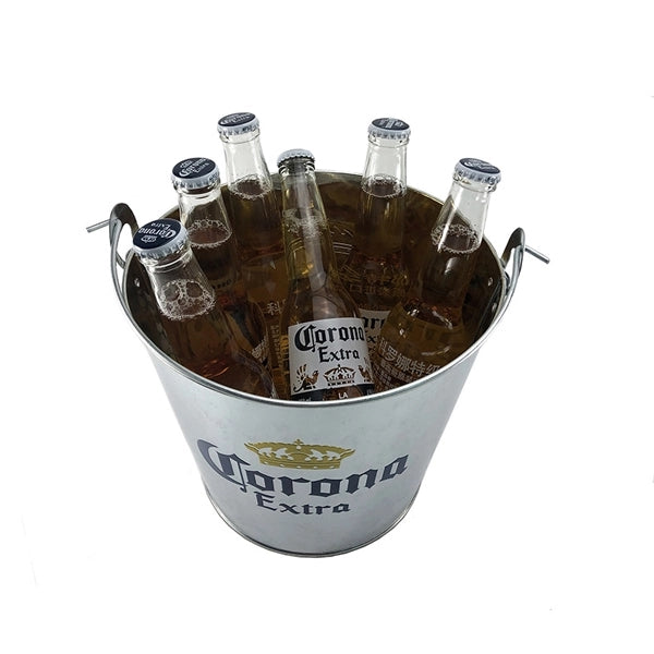 5L Galvanized Metal Ice Bucket