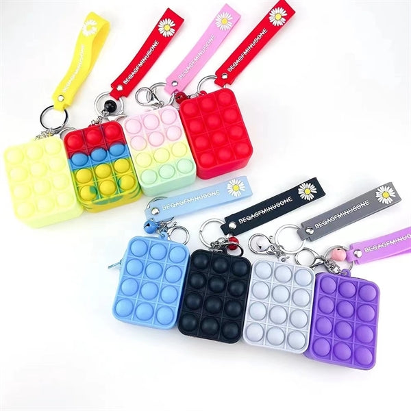 Pop Coin Purse with Keychain