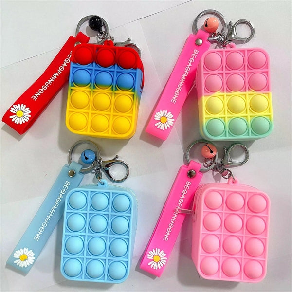 Pop Coin Purse with Keychain