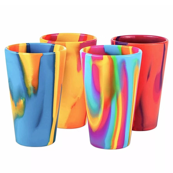 Colorful Silicone Pint Glasses