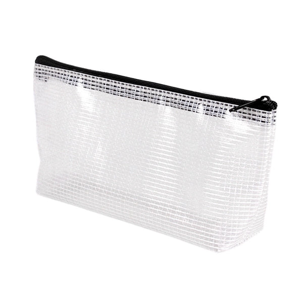 Logo Zippered Pencil School Pouch