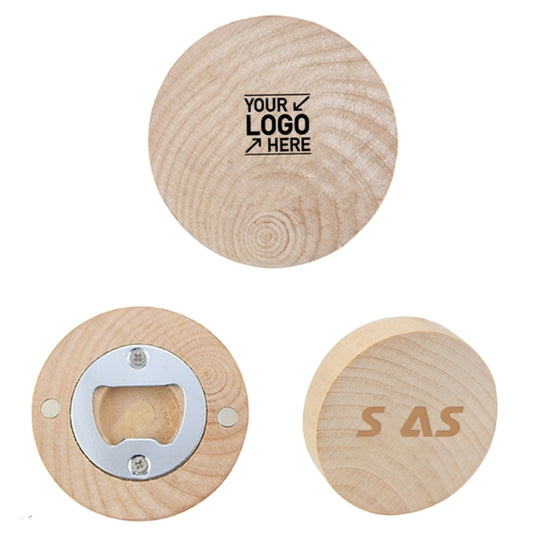 Magnet Wooden Beer Bottle Opener