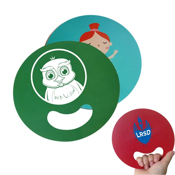 Stickless Round Hand Fan