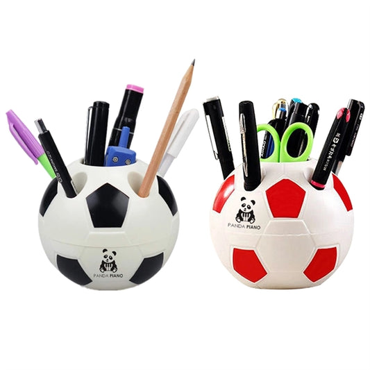 Soccer Shaped Pen Holder Desktop Organizer