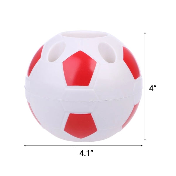 Soccer Shaped Pen Holder Desktop Organizer