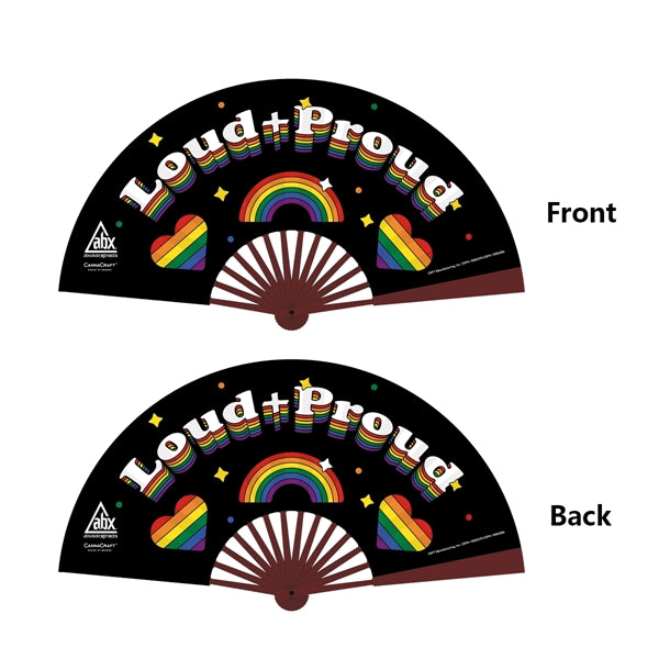 DIY Handheld Folding Full Color Paper Fan