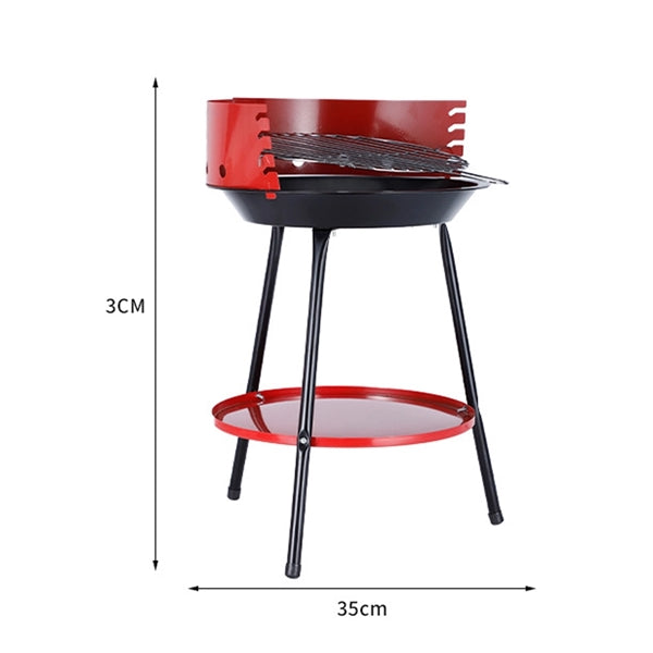 Barbecue Charcoal Grill for Outdoor Courtyard Picnic Camping