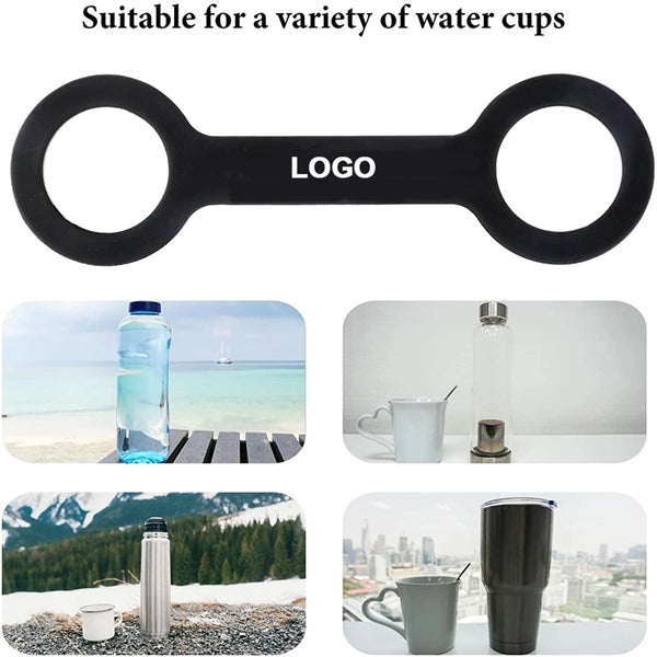 Portable Silicone Carrier Water Bottle Grip Band