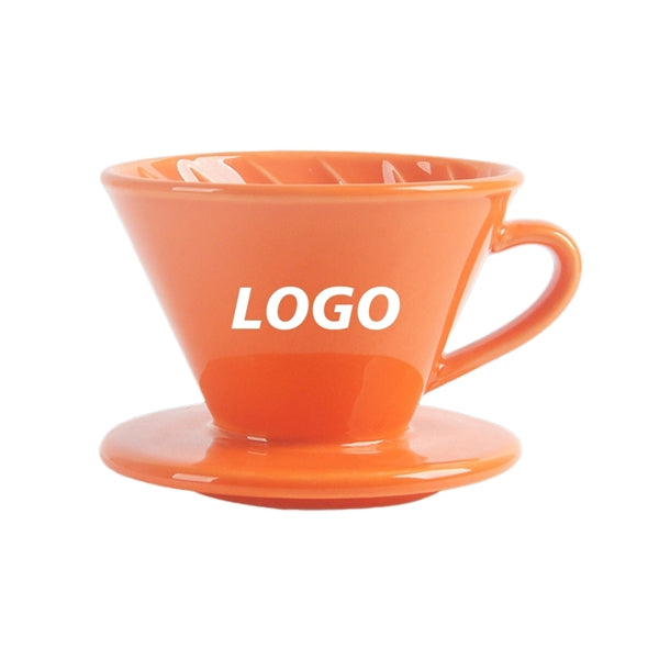 Ceramic Over Coffee Brewing Filter Cone
