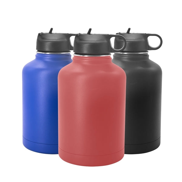 Insulated Water Bottle With Straw Lid