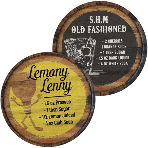 35 pt 4.0" Round Coasters