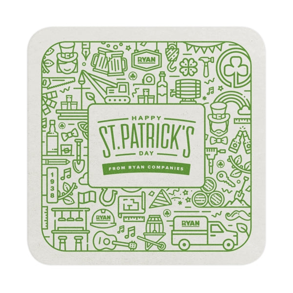 35 PT 3.5" Square Coasters