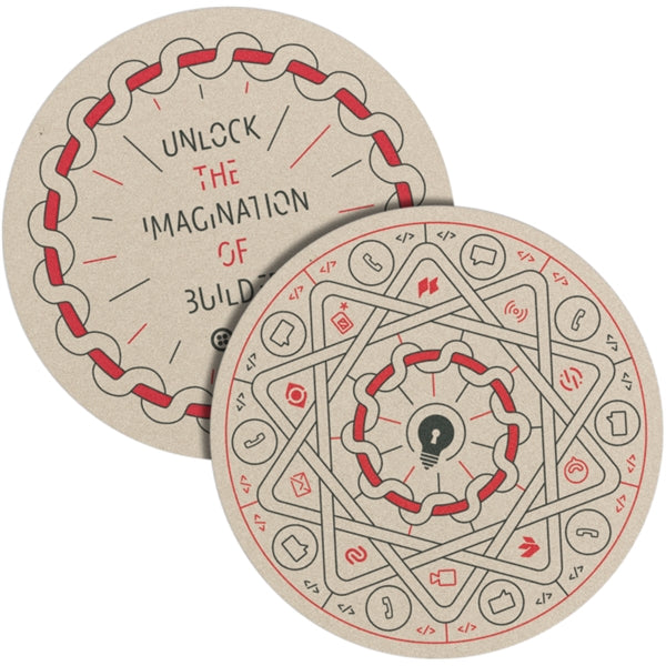 55 pt 4" Round Coasters