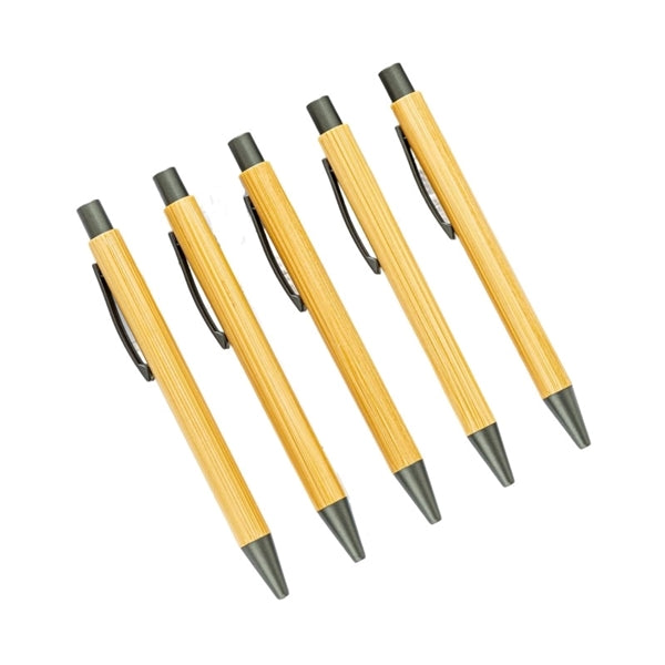 Retractable Ballpoint Bamboo Pen