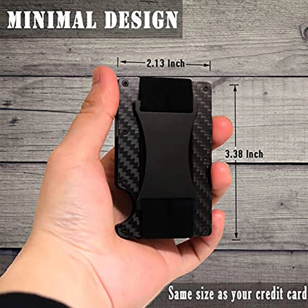 Minimalist Carbon Fiber Wallet For Men