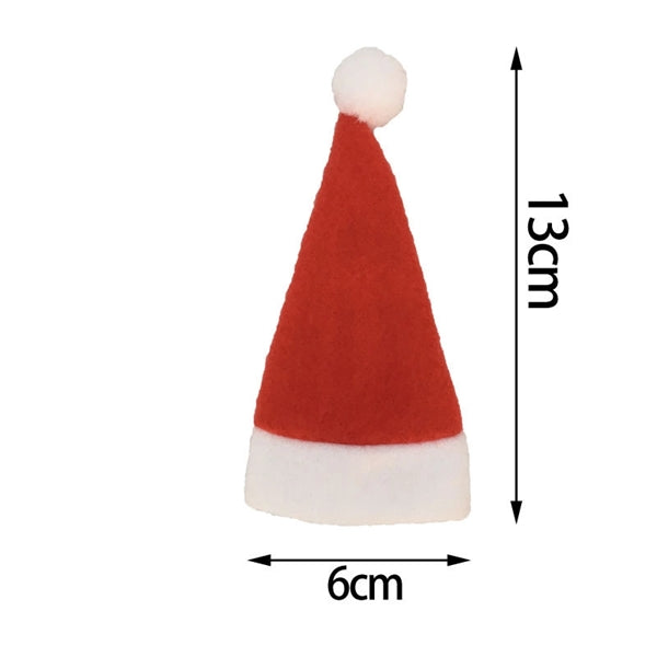 Mini Santa Hat For Bottle