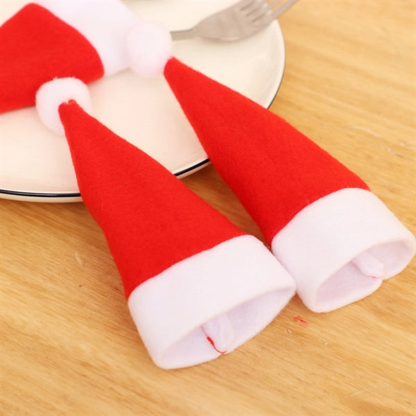 Mini Santa Hat For Bottle