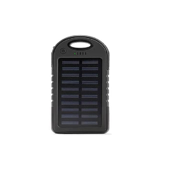 Portable Plastic Solar Power Bank - 5000 mAh