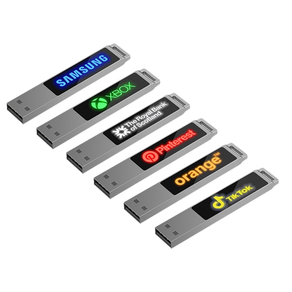 North Center Light-Up USB Flash Drive