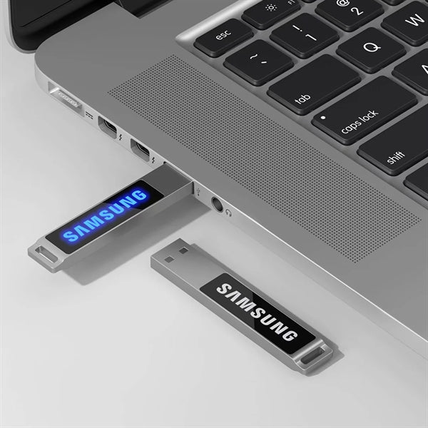 North Center Light-Up USB Flash Drive
