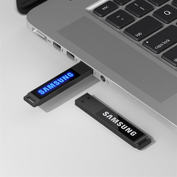 North Center Light-Up USB Flash Drive