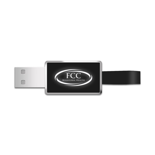 Ashburn Light-Up USB with Silicone Loop