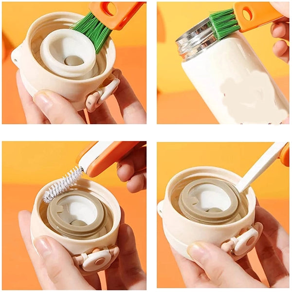 Multifunctional Kitchen Mini Cup Glass Cover Cleaning Brush