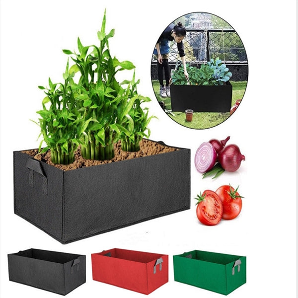 Rectangle Non-Woven Planting Fabric Pots