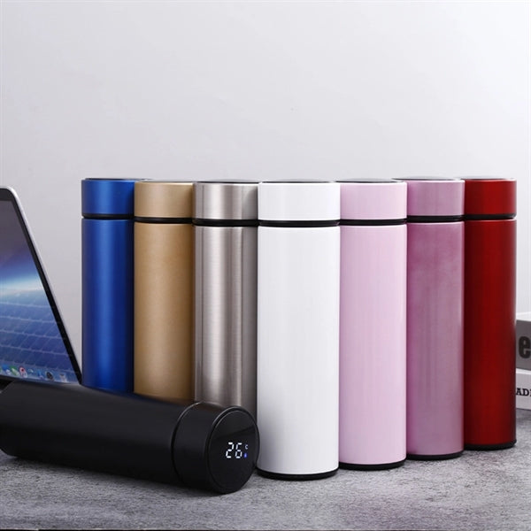 Smart Insulated Water Bottle with LED Temperature Display