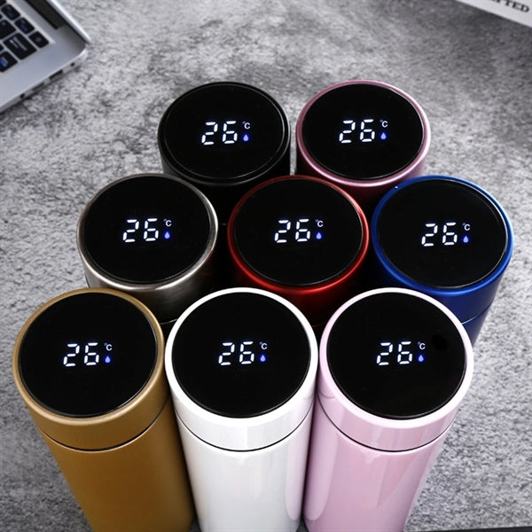 Smart Insulated Water Bottle with LED Temperature Display