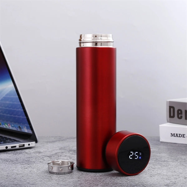 Smart Insulated Water Bottle with LED Temperature Display