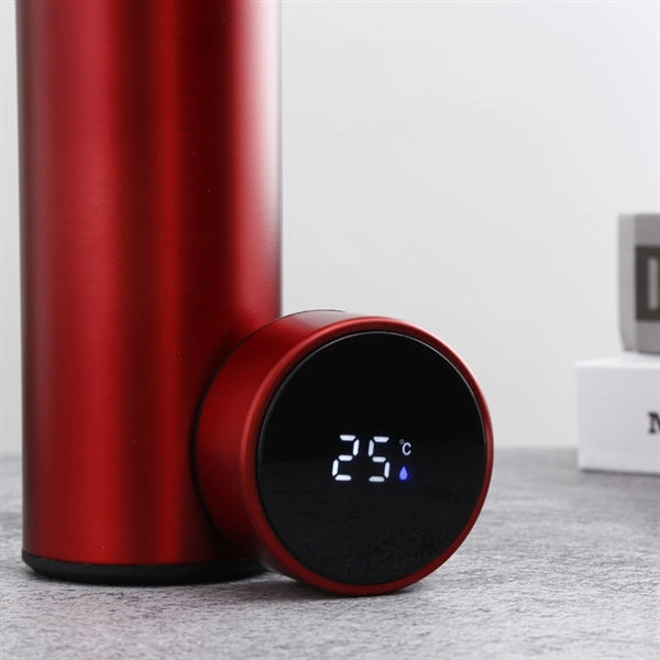 Smart Insulated Water Bottle with LED Temperature Display