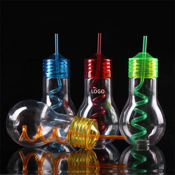 Light Bulb Shaped Glass Bottle