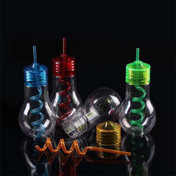 Light Bulb Shaped Glass Bottle