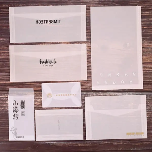 Transparent Paper Mailing Envelopes Peel & Seal